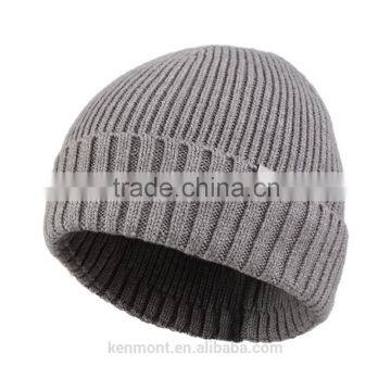 2015 custom new fashion design top quality cheap plain beanies winter cap