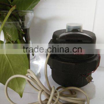 Black Nylon Material Volumetric Water Flow Meter With Pulse Output