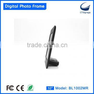 10 Inch Square Acrylic Photo Frame, Digital Photo Frame With Clock, Photo Frames for Couples BL1002PS photo-2