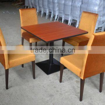 Fast food restaurant wooden table and chair XYN207