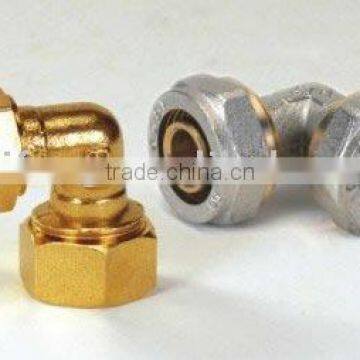 brass fitting equal elbow