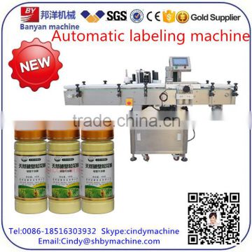 Shanghai manufacturers YB-LT100 labeling machine for flat bottles 0086-18516303933