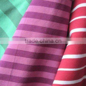 21s 180gsm 100% card cotton stripe fabric