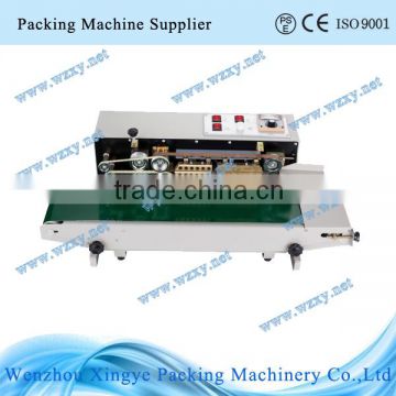 Continuous sealing machine for tea bag seal