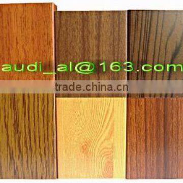 wood grain aluminum extrusion profiles /Perfil de aluminio