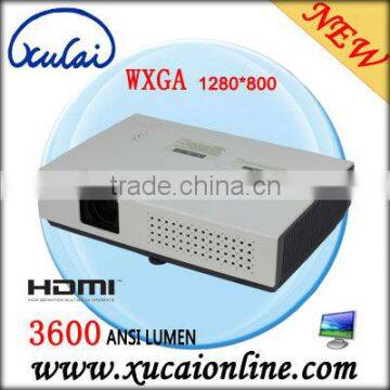 Wholesale WXGA, 2500:1, 3600 lumens LCD Projector xucai a115w