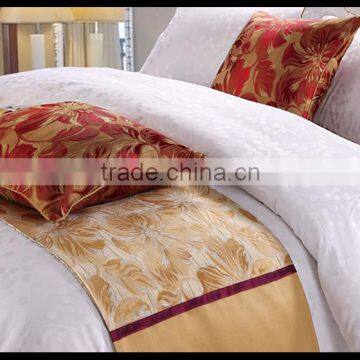 hotel luxury decorative bed throw and cushion covers