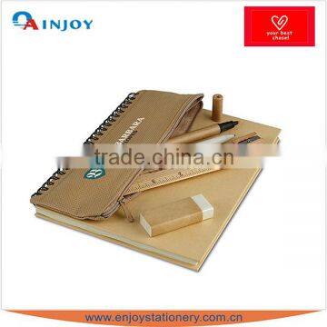 Eco-friendly recycle paper stationery set Customer logo