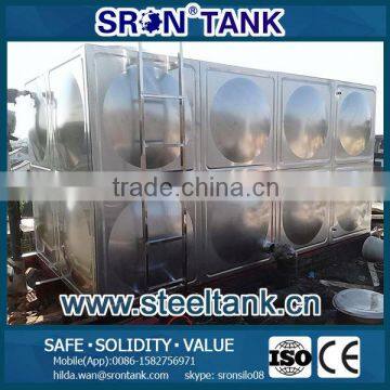 Customized Square Stainless Steel Tank Water Storage with ISO CE Certification