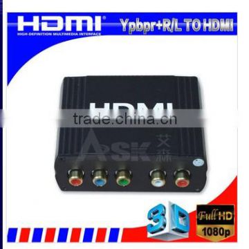 Ypbpr to hdmi converter box manufacturer (3D)