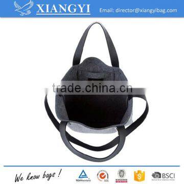 Customized High Quality Felt Shopping Handbag Tote Shopping Bag With Shoulder Strap Supplier's Choice photo-2