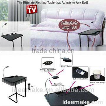 Bedside Table As Seen On TV,built in LED Lamp,Adjusts to Any Bed photo-2