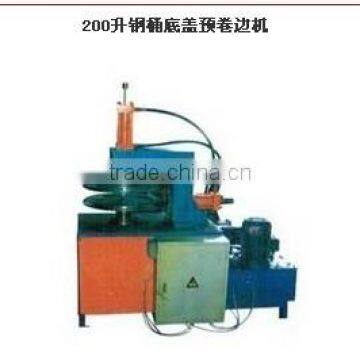 Pre-Curling & Gluing Machine for steel barrel production line