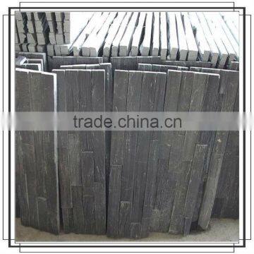 600X150mm Black Slate Cultured Stone for Wall Cladding