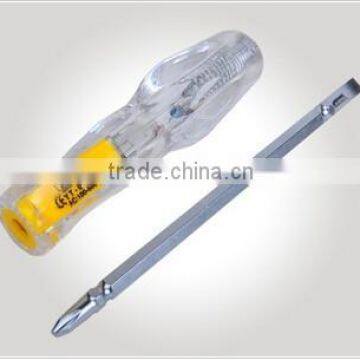 Hot Sell AC100-500V handle electrometric screwdriver and voltage tester