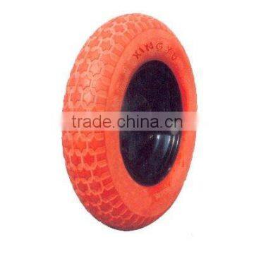 Color Solid PU Foam Wheel 300-8