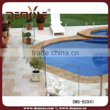 swimming pool designs tempered glass price for outside