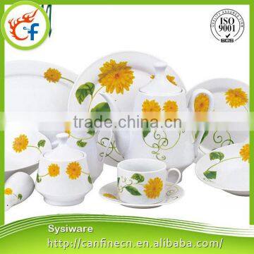 New arrival ceramic dinner set with custom design for promotional