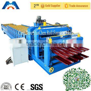 Superior Quality Colored glazed steel roof Tile roll forming machine