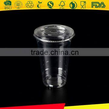 22oz plastic cup/large plastic cup with straw/printing plastic cup