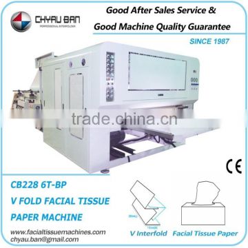 Chyau Ban New Production Line Facial Tissue Paper Converting Machine