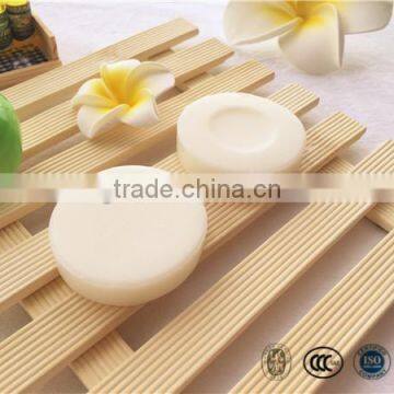 Cream white hotel 30g round soap bar with various fragrance