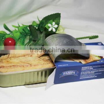 Canned Mackerel fillets with soybean Oil