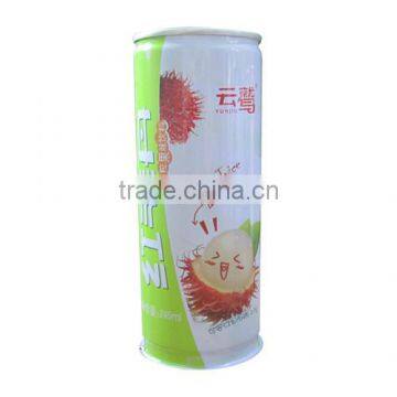 Empty Round Tinplate Beverage Can