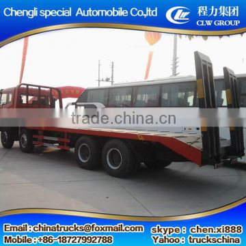 Customized top sell flatbed cargo transport low bed truck