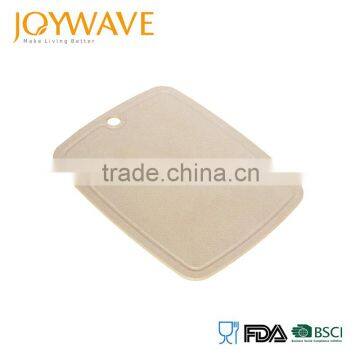 2016 New Idea Round Rice Husk Cutting Board Natural Chopping Board Eco Friendly Cheese Board Set