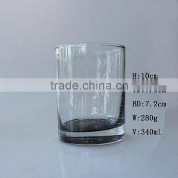 High quality china factory wholesale Green blue yellow Solid color Rock Tumbler whisky glass