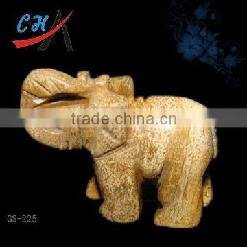 Hot Sale Gemstone Carved Elephant Figurines