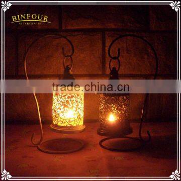 metal lantern candlestick iron romantic wedding candle holder