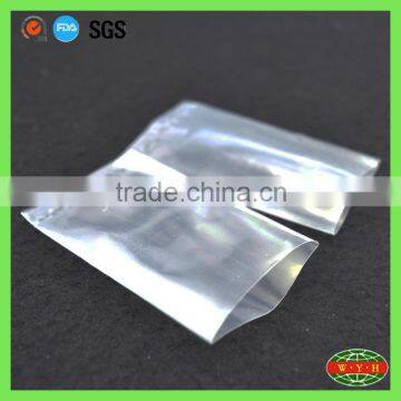 small PE plastic transparent packing bag / heat sealing flat bag factory wholesale