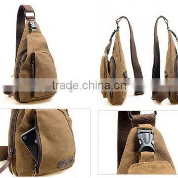 2015 Plain Standard Size Canvas Messanger Bag, Men's Shoulder Bag photo-2