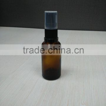 30ml Amber Glass Essential Oil Bottle with Plastic Pump