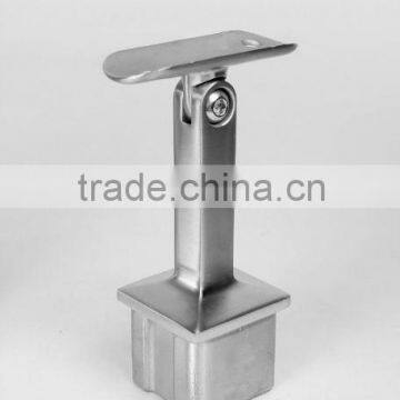 Stainless steel square handrail support, square handrail bracket, square tube support