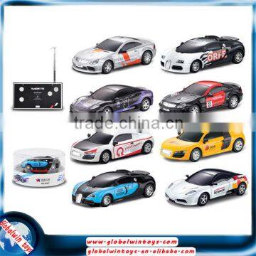 1:43 diecast model alloy car, 27Mhz/40Mhz mini rc racing car with remote control, 8 designs for selection