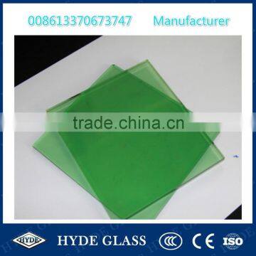 China popular F green dark green light green tempered insulated glass