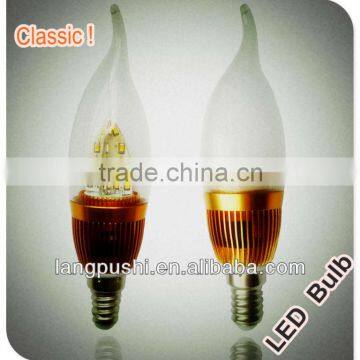 dimmable led candelabra bulb e12 3W 5W 6W 7w 9w led bulb