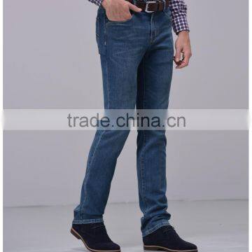 Light Blue Men Jeans Fashion Autumn Apring Cotton 4 Pocket Vintage Blue Basic Mens Denim Jeans With Skinny Leg and 3d Whiskers photo-2