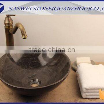 Natural Marble Stone Sink for Bathroom photo-3