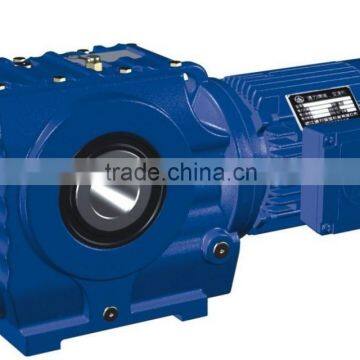 S serial worm helical right angle reduction gearbox