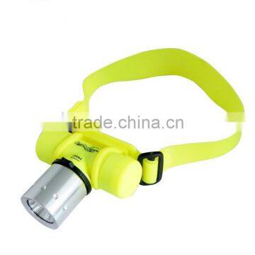 led aluminium Diving headlamp high waterproof diving light