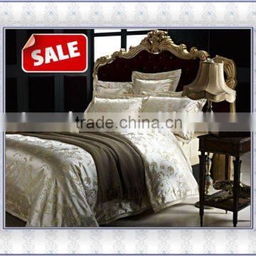 hot sale!!!100 cotton jacquard king/queen/twin bedding set