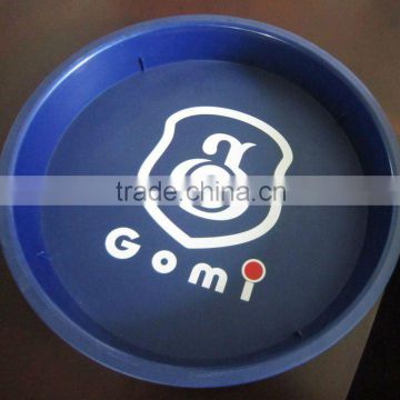 Anti-slip Plastic Round Restaurant Serving Tray