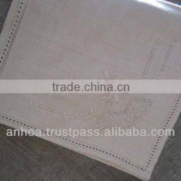 100% cotton napkins embroidery for restaurant