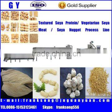 soya protein/ vegetarain soya meat/ soya nugget processing/ making line