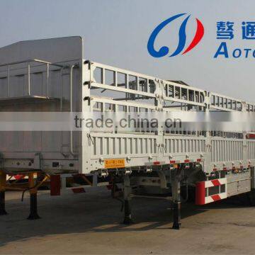 Stake or Fence truck trailer ,Muti axles poultry transport semi trailer