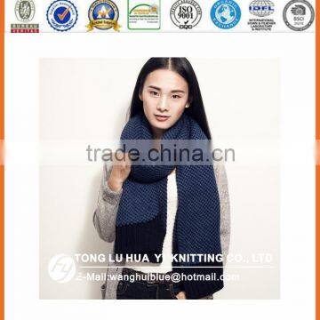 fashion knitted 100%acrylic wensli silk scarf